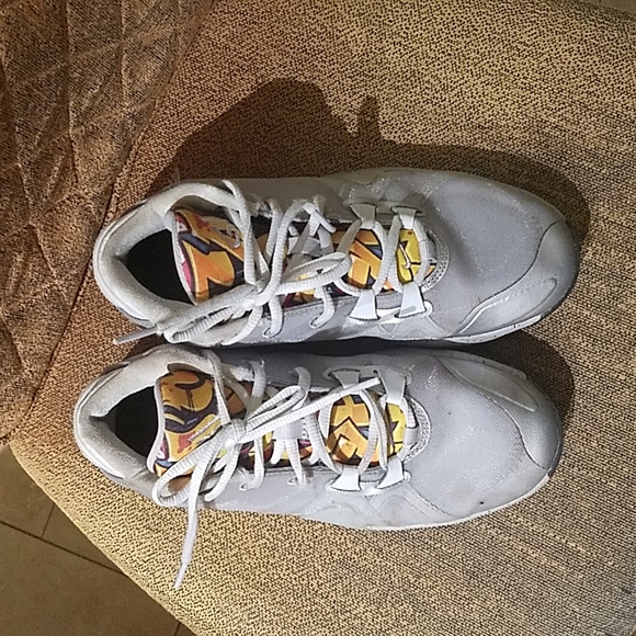 Nike Zoom Freak 1 GS Graffiti Multicolor Lace Up Basketball Shoes Sneakers - Picture 2 of 6